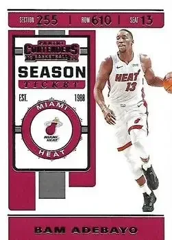 2019-20 Panini Contenders #8 Bam Adebayo