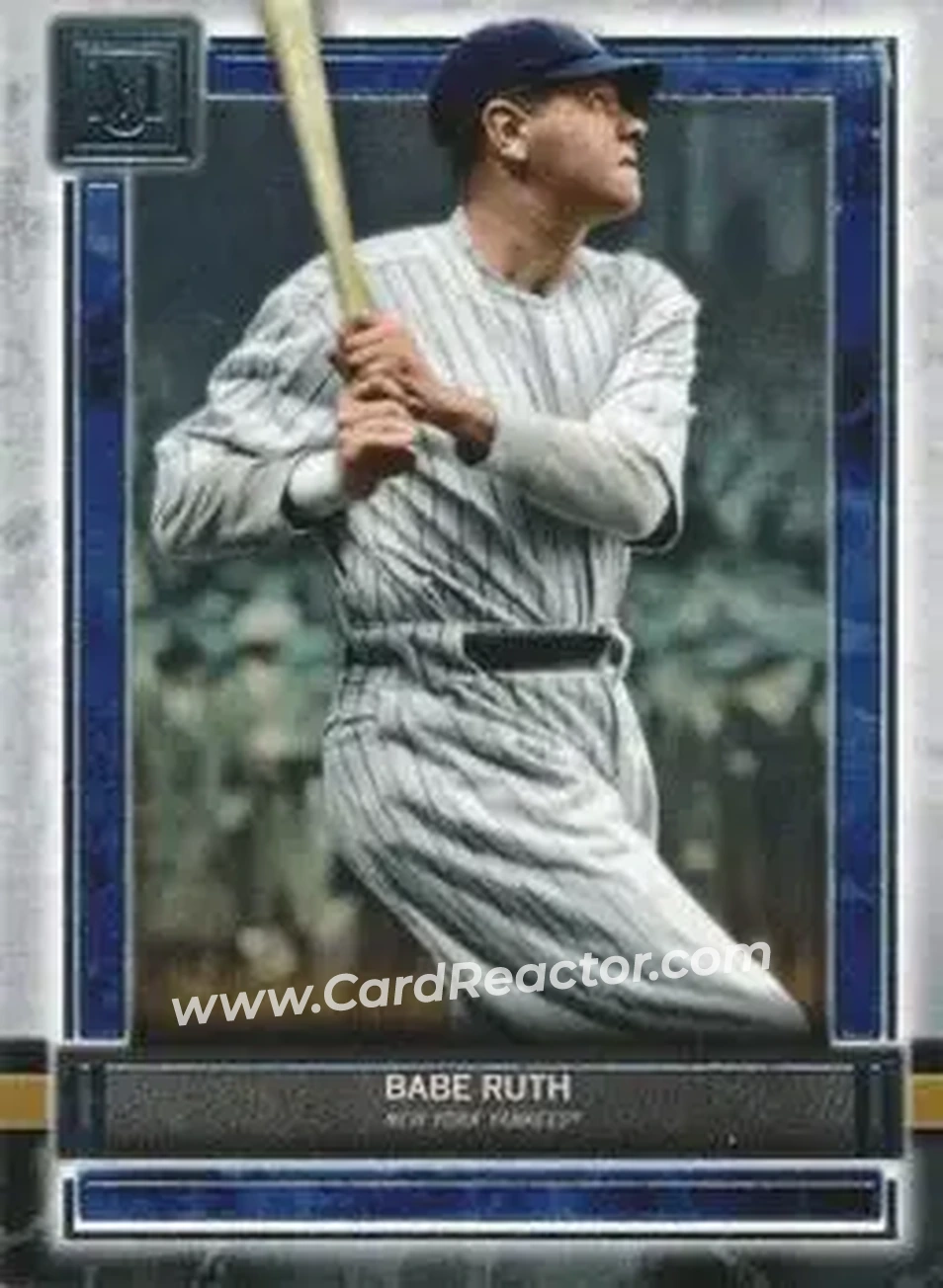 2020 Topps Museum Collection #22 - Babe Ruth - New York Yankees - Front 2020 Topps Museum Collection #22 - Babe Ruth - New York Yankees - Front