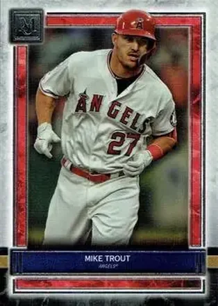 2020 Topps Museum Collection #24 - Mike Trout - Los Angeles Angels