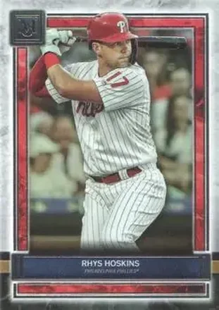 2020 Topps Museum Collection #33 - Rhys Hoskins - Philadelphia Phillies
