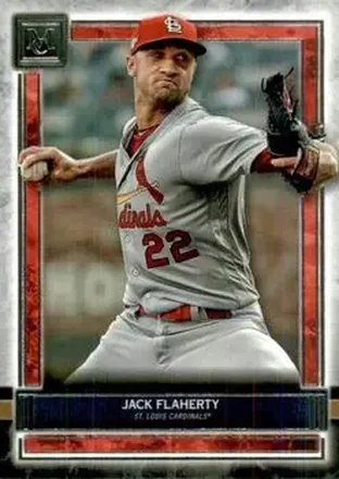 2020 Topps Museum Collection #37 - Jack Flaherty - St. Louis Cardinals