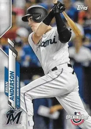 2020 Topps Opening Day #13 - Brian Anderson - Miami Marlins