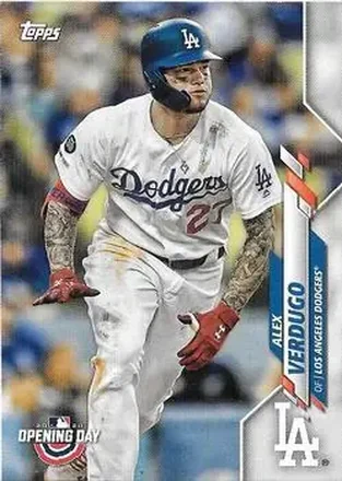 2020 Topps Opening Day #14 - Alex Verdugo - Los Angeles Dodgers