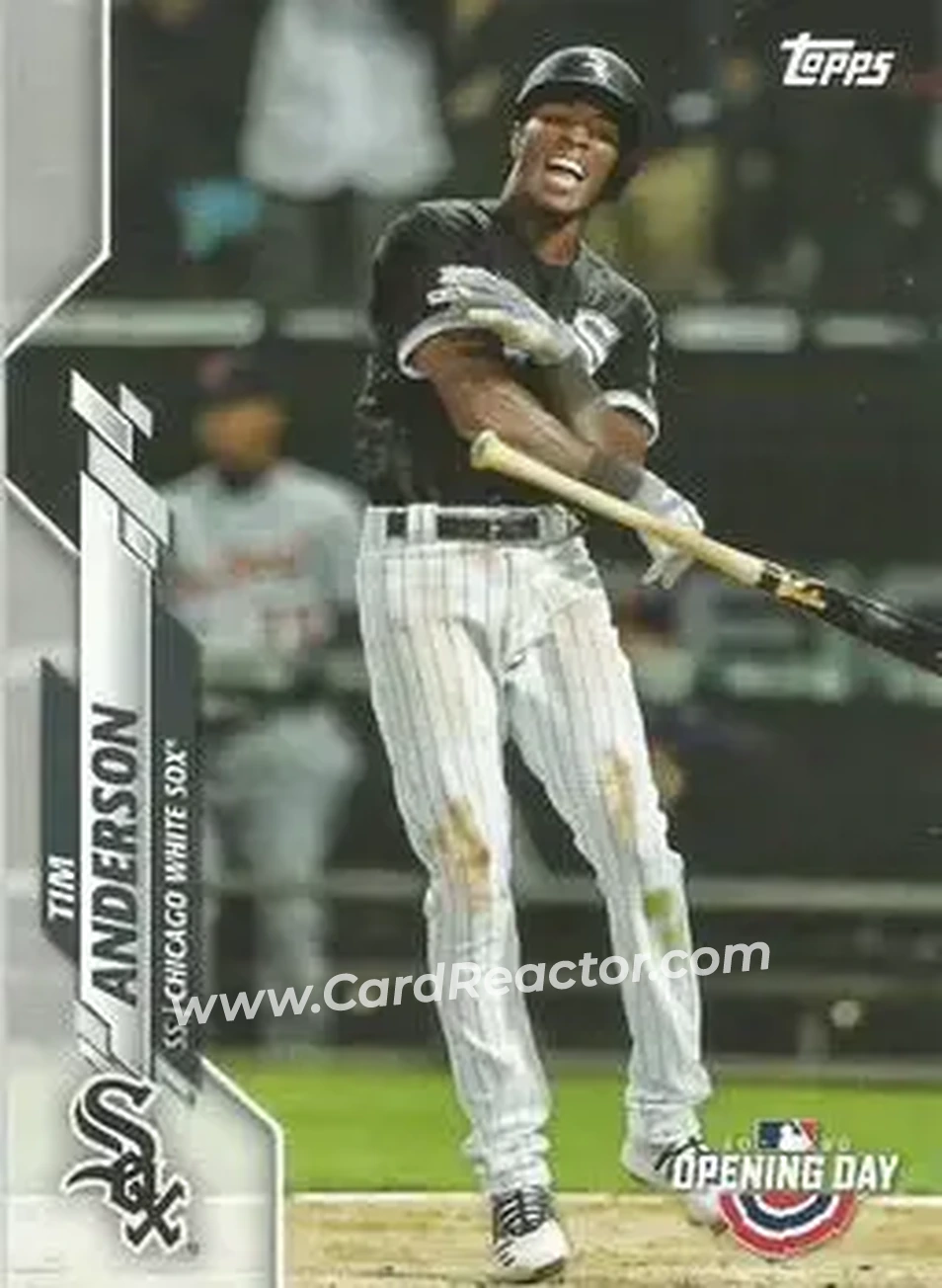 2020 Topps Opening Day #19 - Tim Anderson - Chicago White Sox - Front