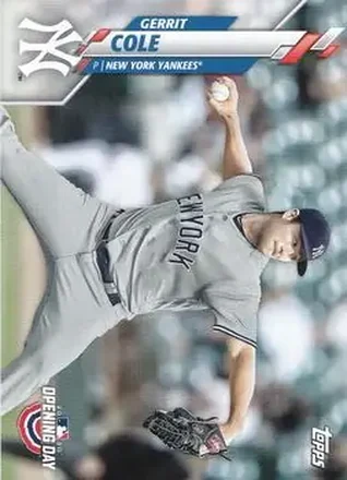 2020 Topps Opening Day #21 - Gerrit Cole - New York Yankees