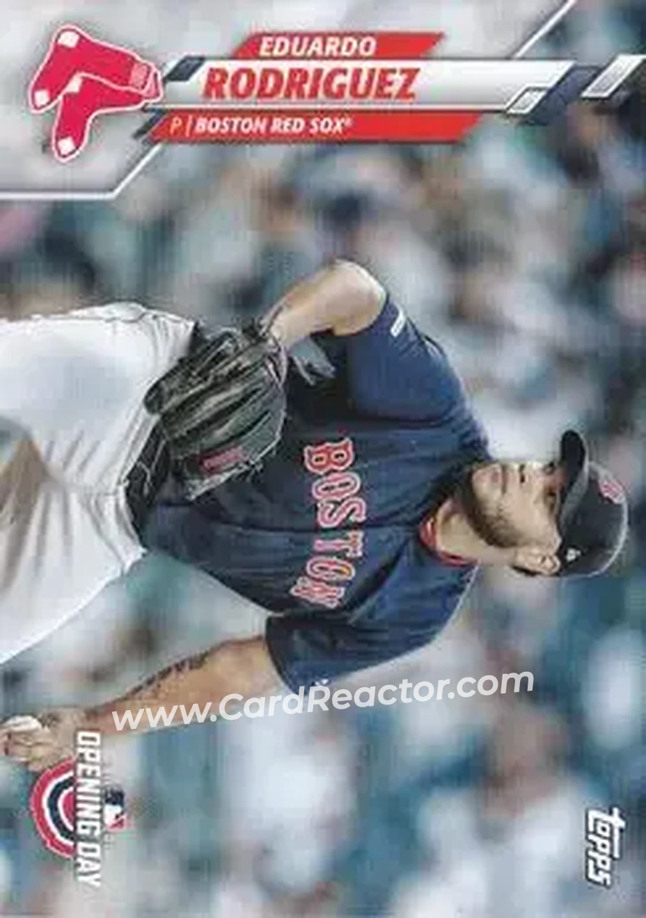 2020 Topps Opening Day #23 - Eduardo Rodriguez - Boston Red Sox - Front