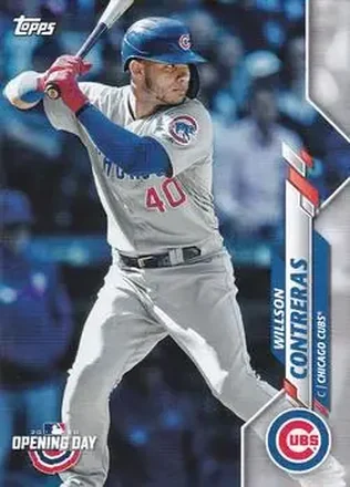 2020 Topps Opening Day #24a - Willson Contreras - Chicago Cubs