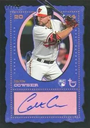 2024 Topps Brooklyn Collection - Autographs Black #AC-CCO - Colton Cowser - Baltimore Orioles