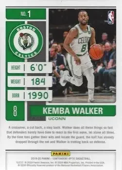 Back of Kemba Walker