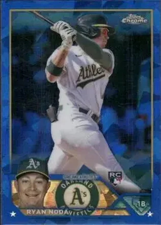2023 Topps Chrome Update Sapphire Edition #USCS75 - Ryan Noda - Oakland Athletics