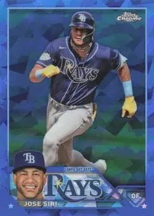 2023 Topps Chrome Update Sapphire Edition #USCS78 - Jose Siri - Tampa Bay Rays