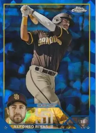 2023 Topps Chrome Update Sapphire Edition #USCS80 - Alfonso Rivas - San Diego Padres