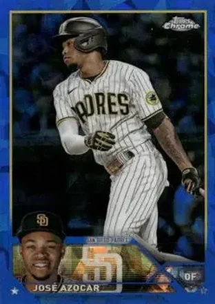 2023 Topps Chrome Update Sapphire Edition #USCS81 - José Azocar - San Diego Padres