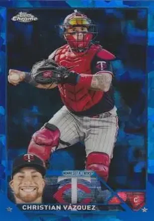 2023 Topps Chrome Update Sapphire Edition #USCS83 - Christian Vazquez - Minnesota Twins