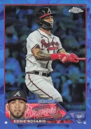 2023 Topps Chrome Update Sapphire Edition #USCS95 - Eddie Rosario - Atlanta Braves