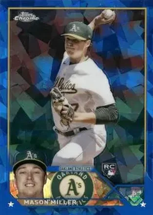 2023 Topps Chrome Update Sapphire Edition #USCS98 - Mason Miller - Oakland Athletics