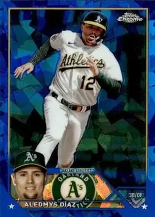 2023 Topps Chrome Update Sapphire Edition #USCS118 - Aledmys Diaz - Oakland Athletics