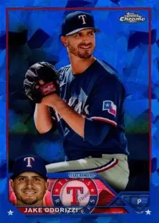 2023 Topps Chrome Update Sapphire Edition #USCS120 - Jake Odorizzi - Texas Rangers