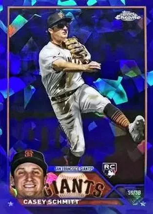 2023 Topps Chrome Update Sapphire Edition #USCS133 - Casey Schmitt - San Francisco Giants