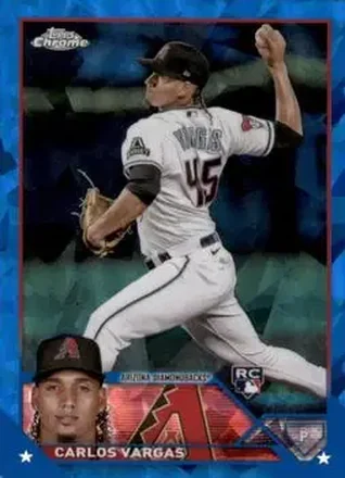 2023 Topps Chrome Update Sapphire Edition #USCS149 - Carlos Vargas - Arizona Diamondbacks