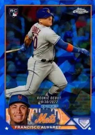 2023 Topps Chrome Update Sapphire Edition #USCS158 - Francisco Alvarez - New York Mets