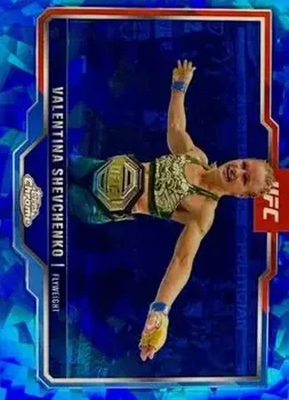 2025 Topps Chrome Sapphire Edition UFC #166 - Valentina Shevchenko