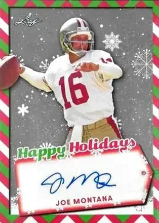 2022 Leaf Holiday Packs #HH-JM2 - Joe Montana