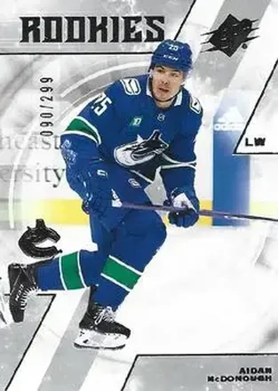 2023-24 SPx #132 - Aidan McDonough - Vancouver Canucks