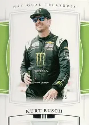 2020 Panini National Treasures #3 - Kurt Busch - Chip Ganassi Racing