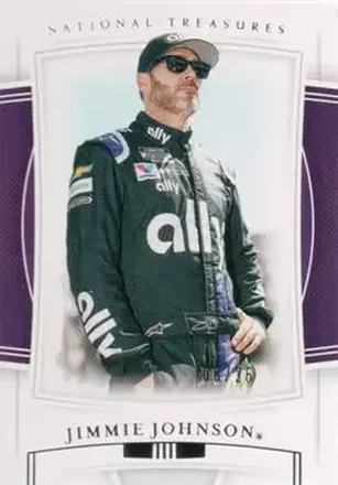 2020 Panini National Treasures #7 - Jimmie Johnson - Hendrick Motorsports