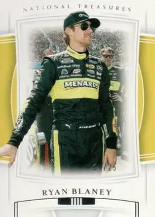 2020 Panini National Treasures #9 - Ryan Blaney - Team Penske