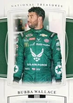 2020 Panini National Treasures #20 - Bubba Wallace - Richard Petty Motorsports