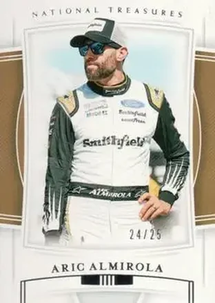 2020 Panini National Treasures #22 - Aric Almirola - Stewart-Haas Racing