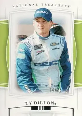 2020 Panini National Treasures #23 - Ty Dillon - Germain Racing