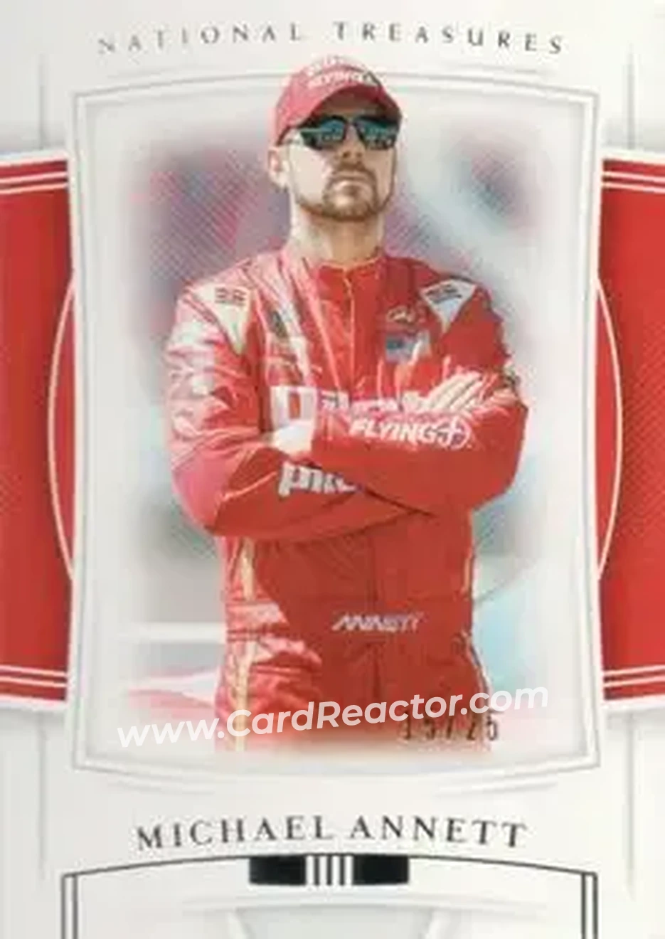 2020 Panini National Treasures #26 - Michael Annett - JR Motorsports