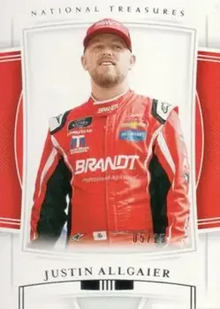 2020 Panini National Treasures #27 - Justin Allgaier - JR Motorsports