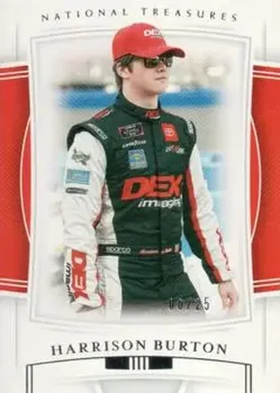 2020 Panini National Treasures #29 - Harrison Burton - Joe Gibbs Racing