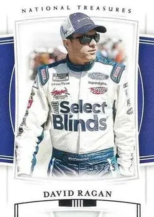 2020 Panini National Treasures #31 - David Ragan - Rick Ware Racing