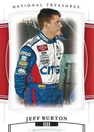 2020 Panini National Treasures #34 - Jeff Burton - Roush Racing