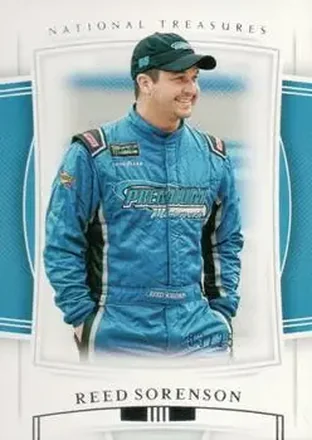2020 Panini National Treasures #40 - Reed Sorenson - Premium Motorsports