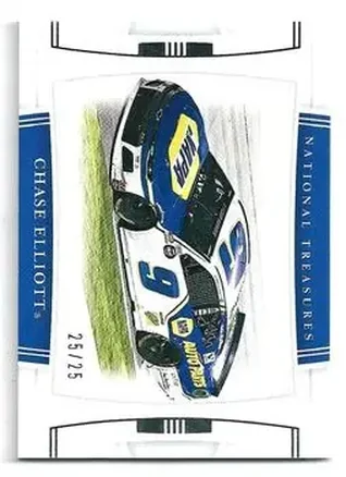2020 Panini National Treasures #44 - Chase Elliott - Hendrick Motorsports
