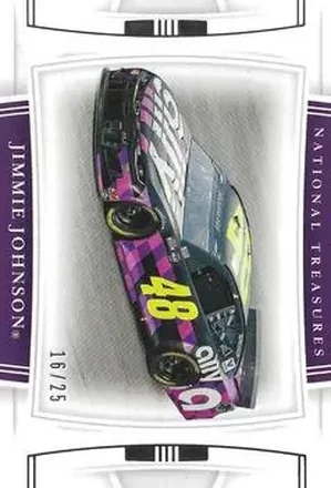2020 Panini National Treasures #48 - Jimmie Johnson - Hendrick Motorsports