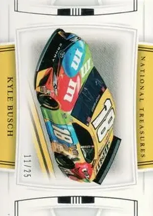 2020 Panini National Treasures #49 - Kyle Busch - Joe Gibbs Racing