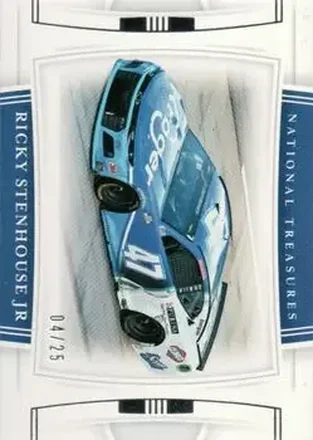 2020 Panini National Treasures #60 - Ricky Stenhouse Jr. - JTG Daugherty Racing