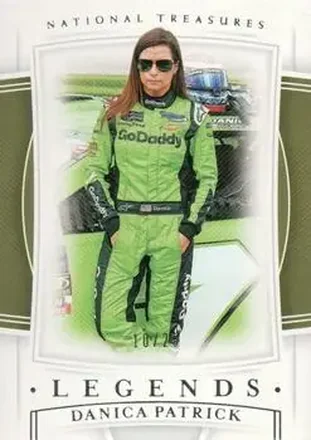 2020 Panini National Treasures #62 - Danica Patrick - Premium Motorsports