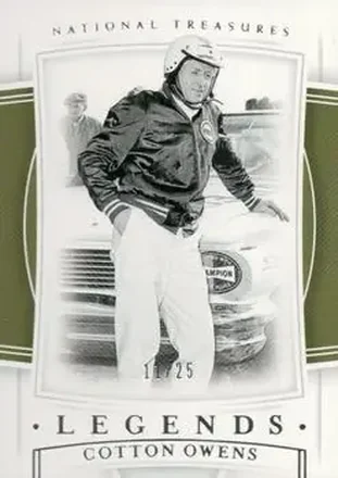 2020 Panini National Treasures #78 - Cotton Owens - Cotton Owens Garage