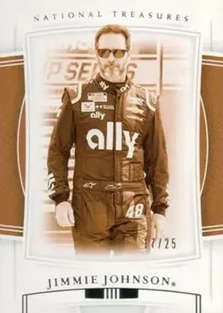 2020 Panini National Treasures #93 - Jimmie Johnson - Hendrick Motorsports
