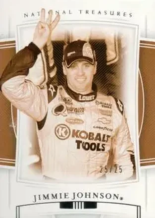 2020 Panini National Treasures #96 - Jimmie Johnson - Hendrick Motorsports