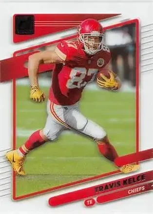 2021 Clearly Donruss #23 - Travis Kelce - Kansas City Chiefs