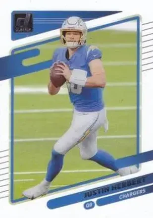 2021 Clearly Donruss #24 - Justin Herbert - Los Angeles Chargers